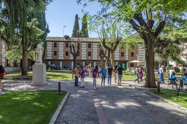 32 - Alcala de Henares - Colegio Mayor de San Ildefonso - Univerde Alcala - patio de Filosofos